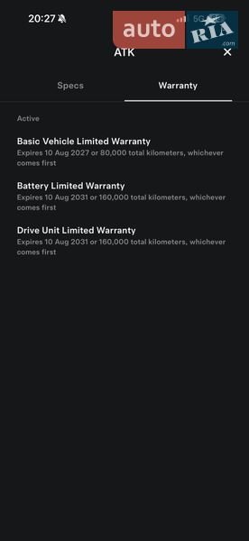 Седан Tesla Model 3 2023 в Киеве