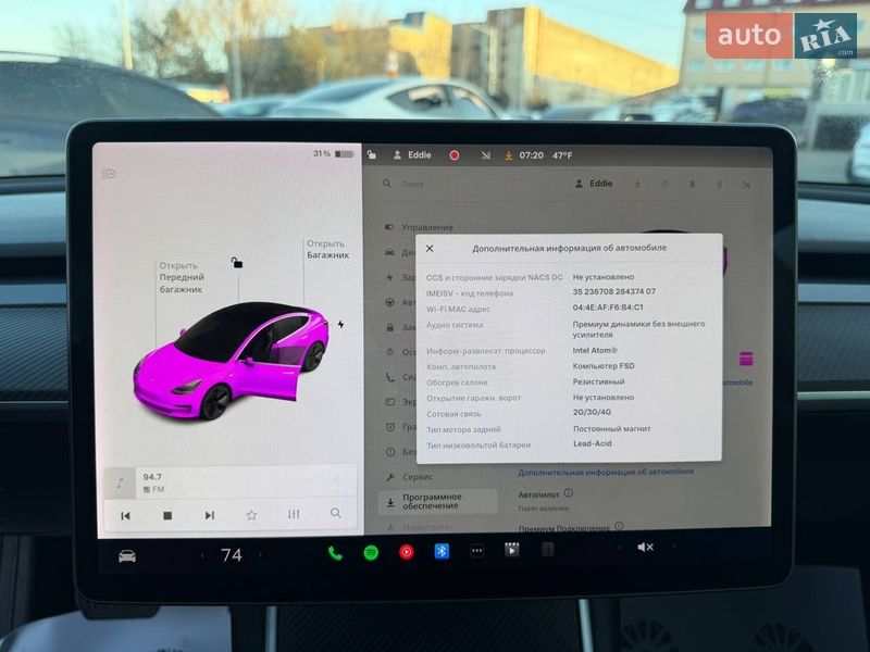 Седан Tesla Model 3 2019 в Луцьку