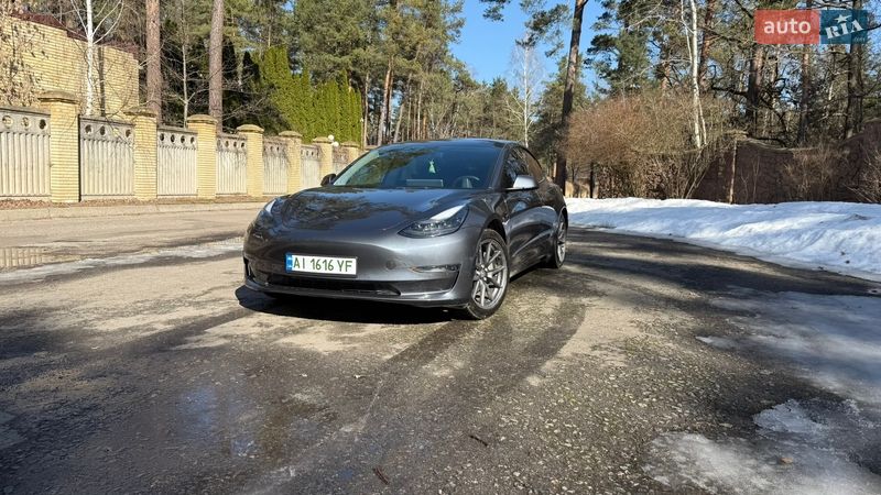 2022 Tesla Model 3, VIN 5YJ3E1EB7NF180164:plate — фото 1 (autoria)