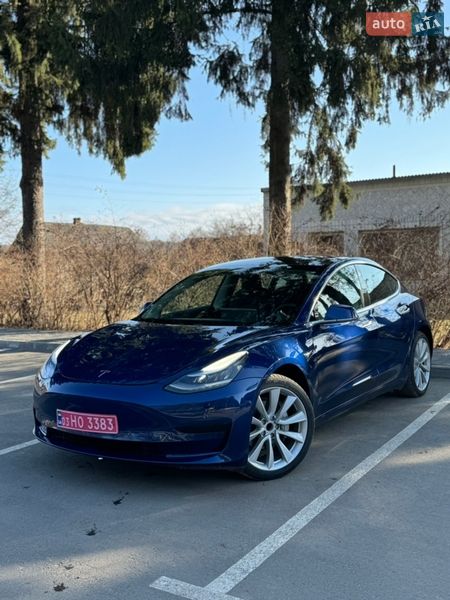 2019 Tesla Model-3, VIN 5YJ3E7EA0LF588545:plate — фото 1 (autoria)