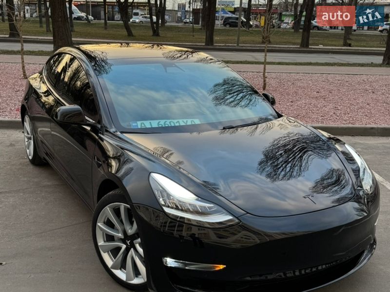 2020 Tesla Model 3, VIN 5YJ3E1EB3LF741733:plate — фото 1 (autoria)