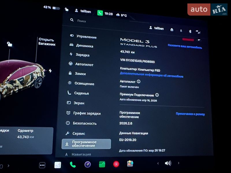 Седан Tesla Model 3 2019 в Білій Церкві