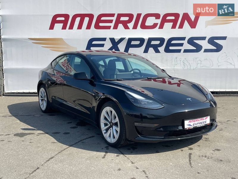 2021 Tesla Model 3, VIN 5YJ3E1EB5NF145767:plate — фото 1 (autoria)