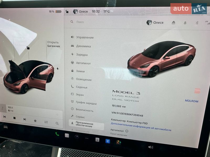 Седан Tesla Model 3 2019 в Києві