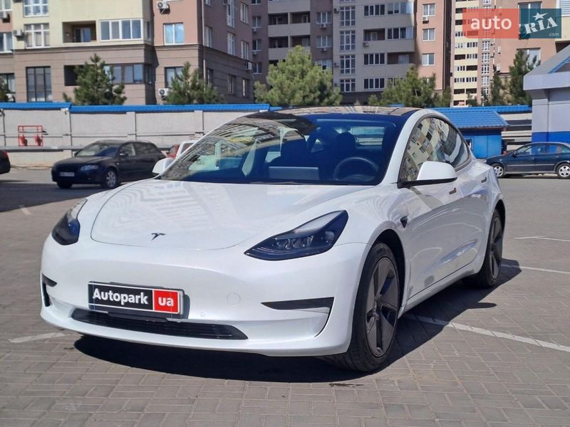 2022 Tesla Model 3, VIN 5YJ3E1EA2NF345366:plate — фото 1 (autoria)
