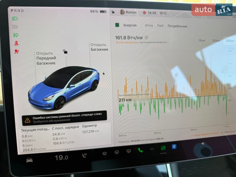 Седан Tesla Model 3 2018 в Вінниці