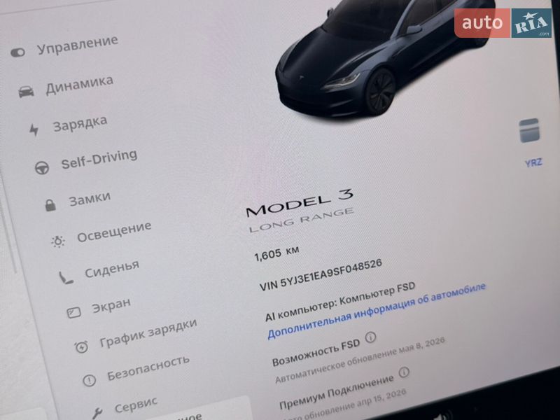 Седан Tesla Model 3 2025 в Киеве