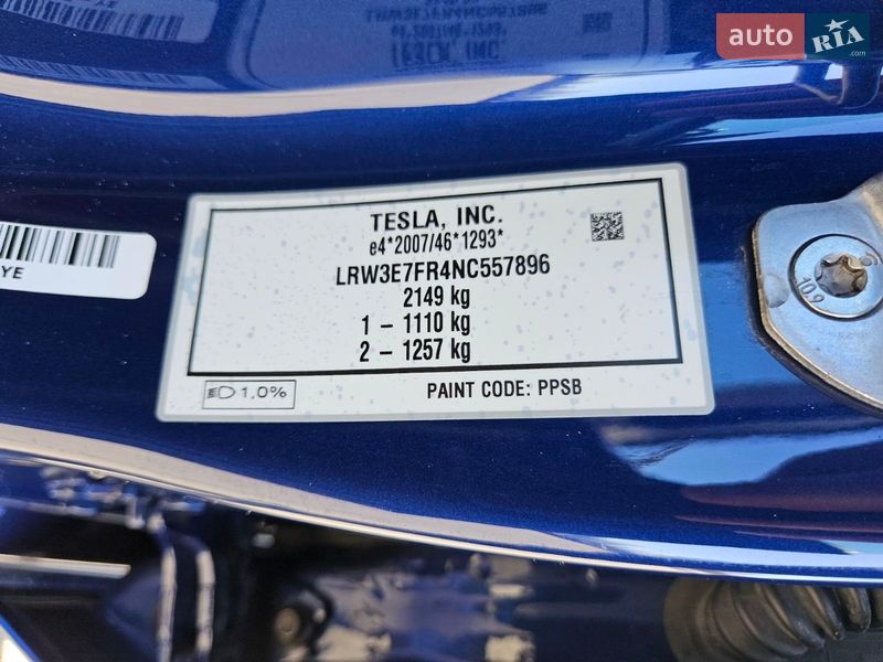 Седан Tesla Model 3 2022 в Днепре фото 30 Седан Tesla Model 3 2022 в Днепре