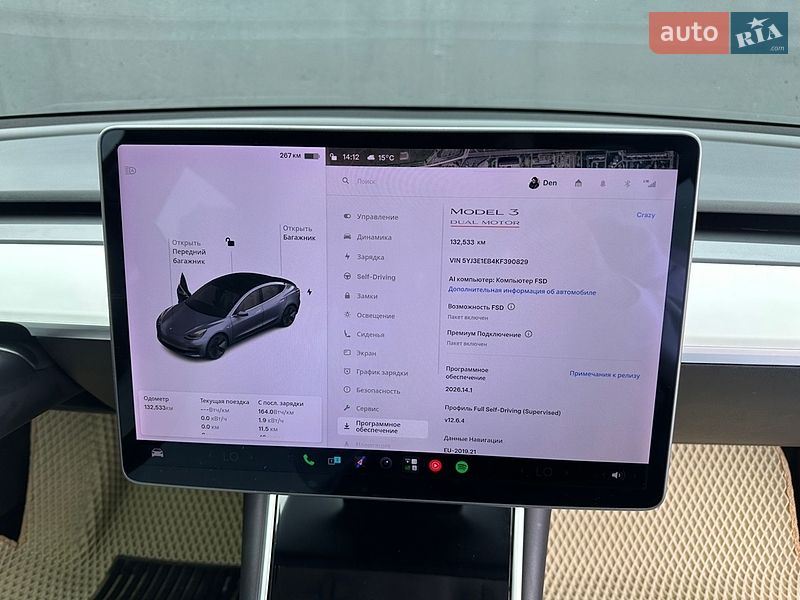 Седан Tesla Model 3 2019 в Одесі