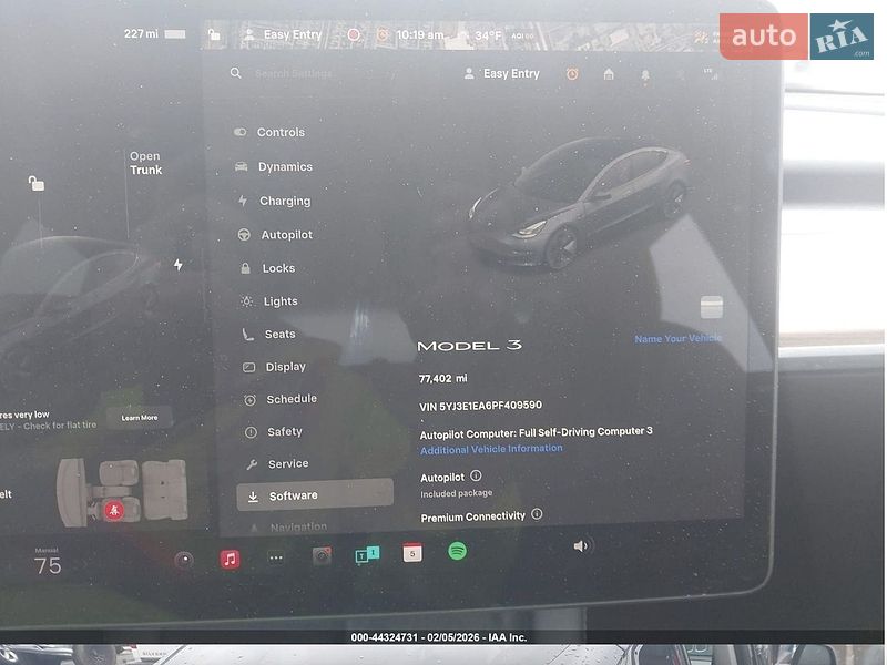 Седан Tesla Model 3 2023 в Ужгороді