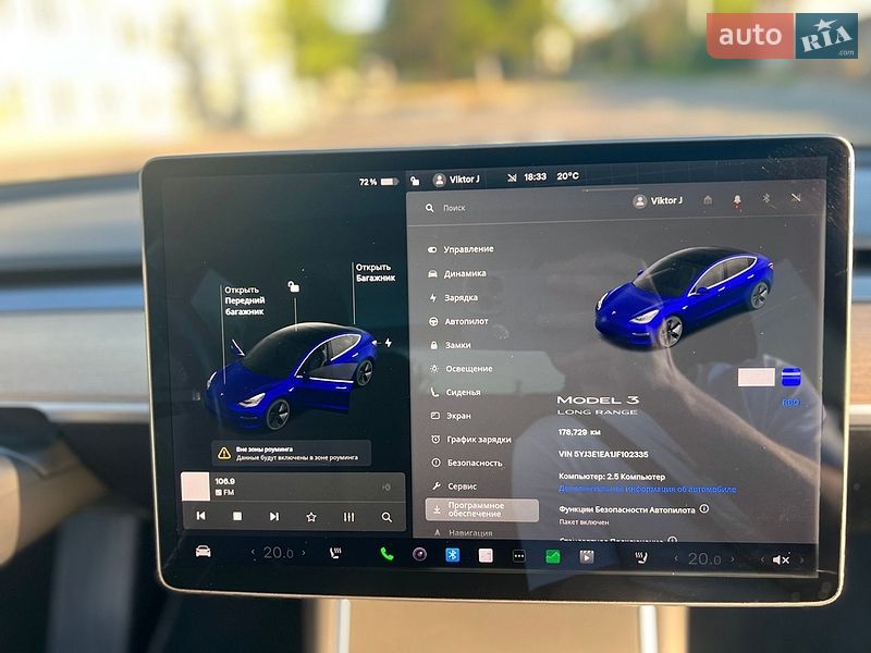 Седан Tesla Model 3 2018 в Кам'янському