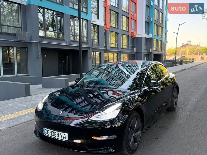 2019 Tesla Model 3, VIN 5YJ3E1EB0KF414737:plate — фото 1 (autoria)