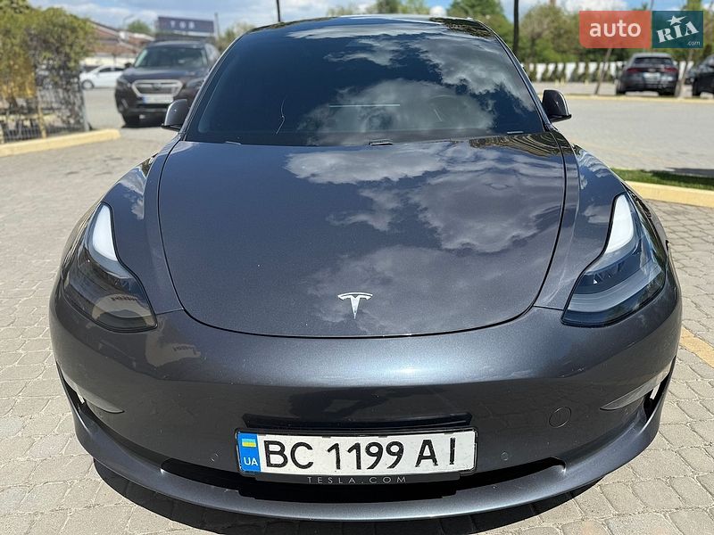 2021 Tesla Model-3, VIN 5YJ3E7EC7MF959946:plate — фото 1 (autoria)