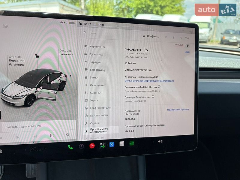Седан Tesla Model 3 2025 в Рівному
