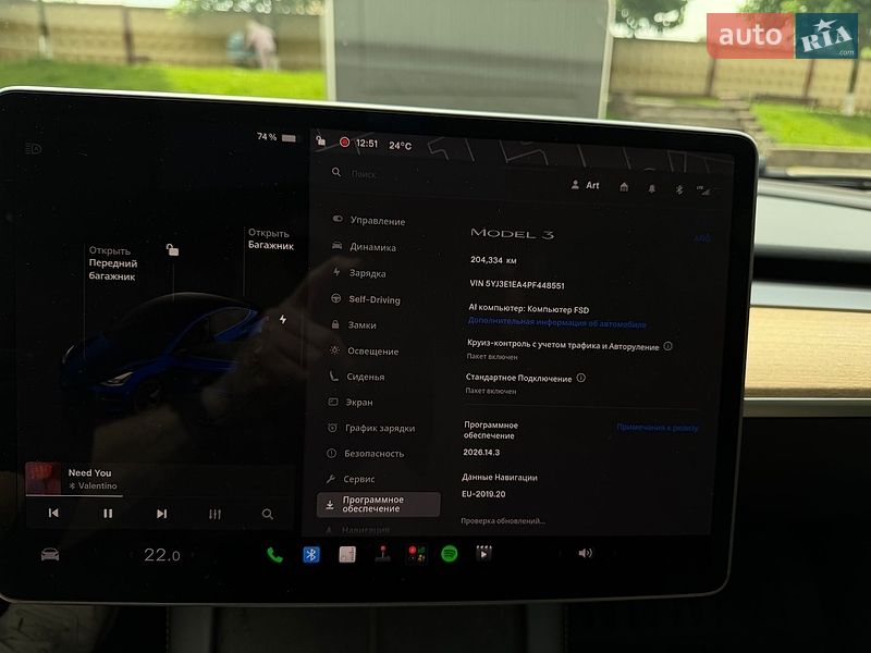 Седан Tesla Model 3 2022 в Києві