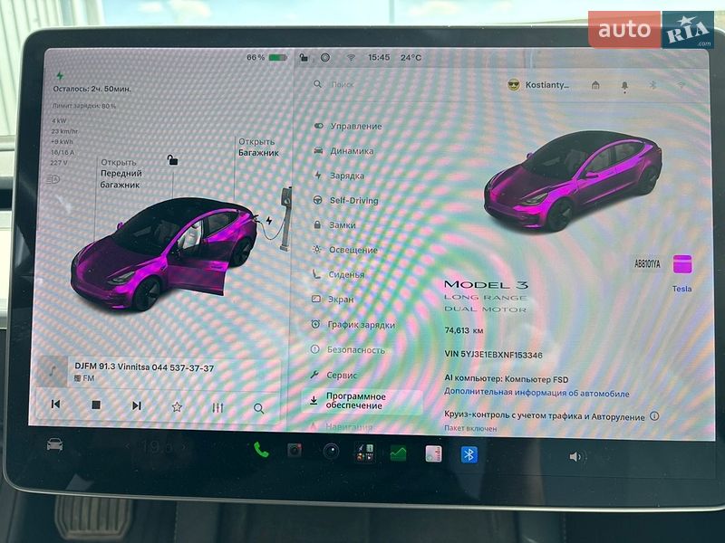 Седан Tesla Model 3 2021 в Вінниці фото 12 Седан Tesla Model 3 2021 в Вінниці