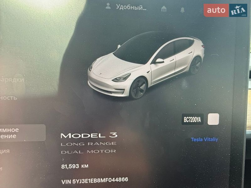 Седан Tesla Model 3 2021 в Золочеве