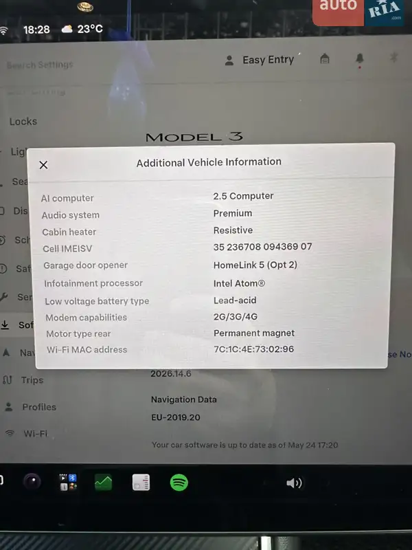 Седан Tesla Model 3 2018 в Святопетрівське документ