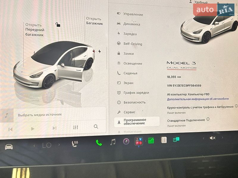 Седан Tesla Model 3 2023 в Одесі фото 11 Седан Tesla Model 3 2023 в Одесі