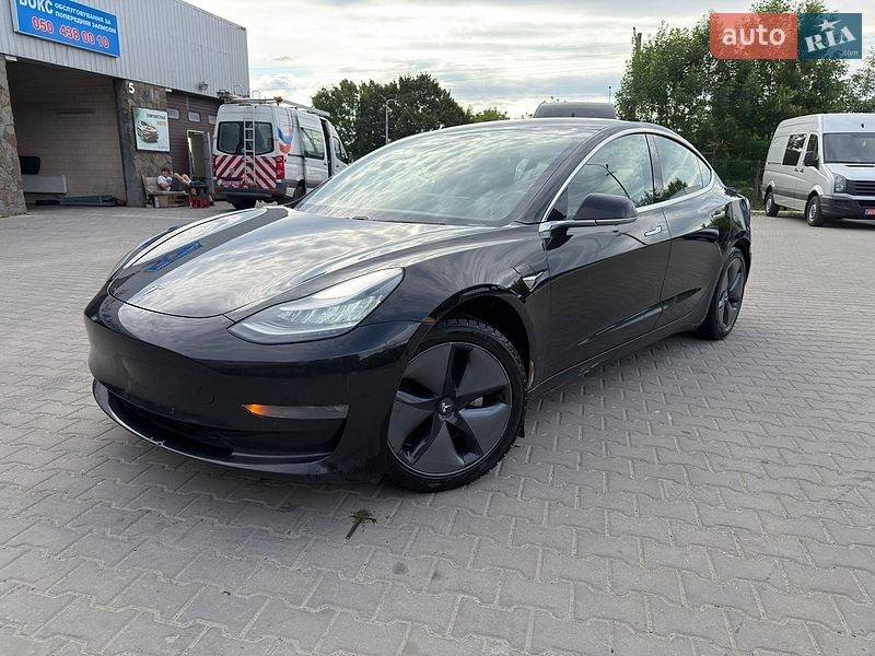 2019 Tesla Model-3, VIN 5YJ3E1EA1KF329316:plate — фото 1 (autoria)