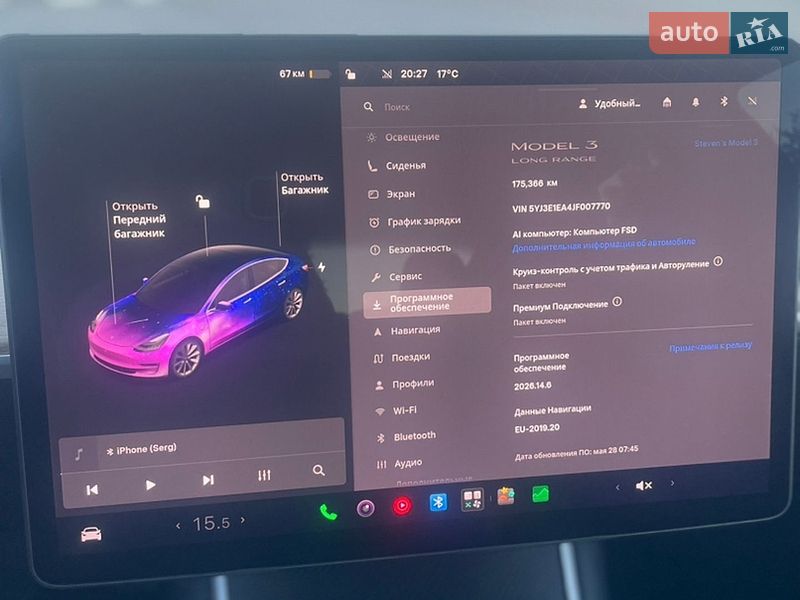 Седан Tesla Model 3 2018 в Киеве