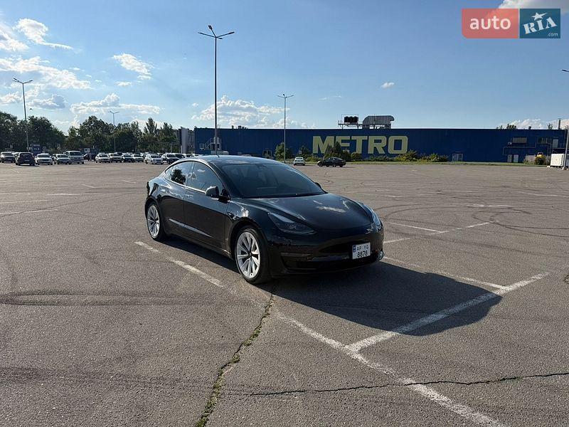 2022 Tesla Model 3, VIN 5YJ3E1EBXNF164704:plate — фото 1 (autoria)