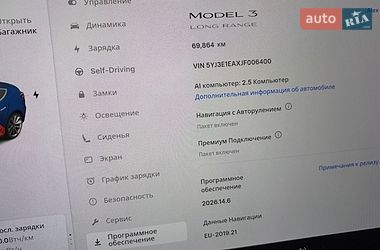 Седан Tesla Model 3 2018 в Одесі