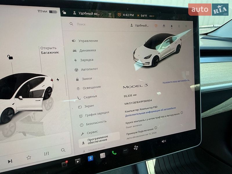 Седан Tesla Model 3 2023 в Львові фото 91 Седан Tesla Model 3 2023 в Львові
