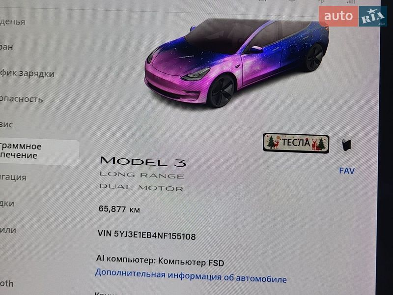 Седан Tesla Model 3 2022 в Чорноморську