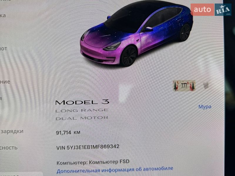 Седан Tesla Model 3 2020 в Виннице фото 19 Седан Tesla Model 3 2020 в Виннице