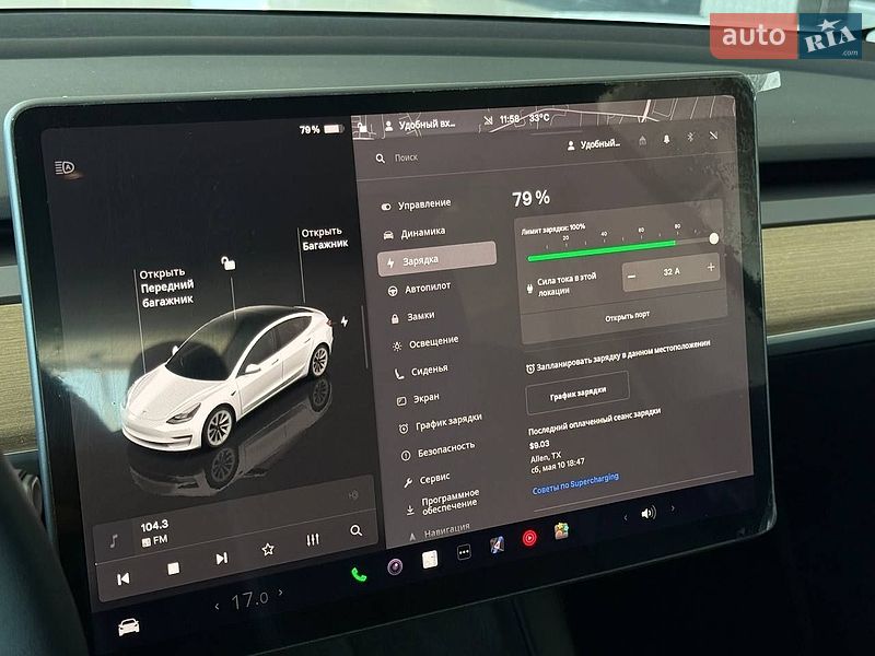 Седан Tesla Model 3 2023 в Одесі