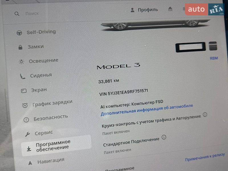 Седан Tesla Model 3 2024 в Луцке