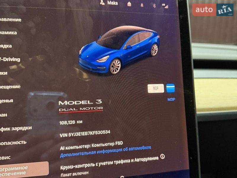 Седан Tesla Model 3 2019 в Львові