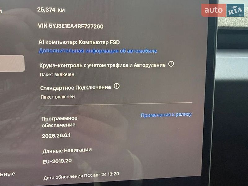 Седан Tesla Model 3 2024 в Киеве