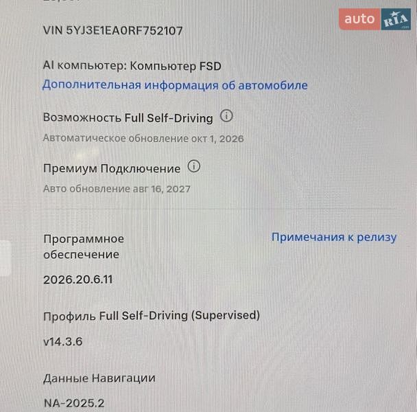 Седан Tesla Model 3 2024 в Києві