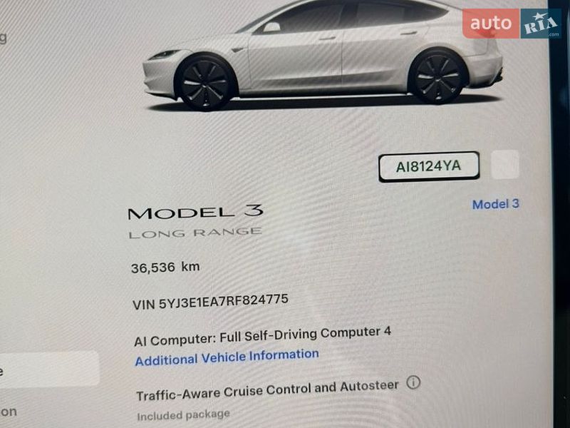 Седан Tesla Model 3 2024 в Києві