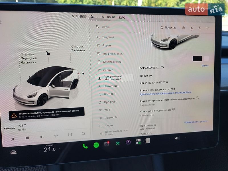 Седан Tesla Model 3 2022 в Житомирі