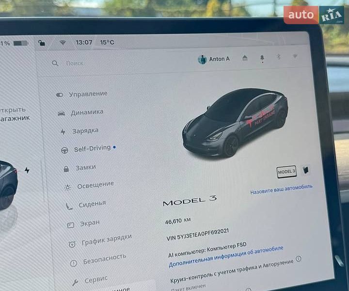 Седан Tesla Model 3 2023 в Полтаве