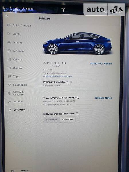 Хэтчбек Tesla Model S 2015 в Киеве