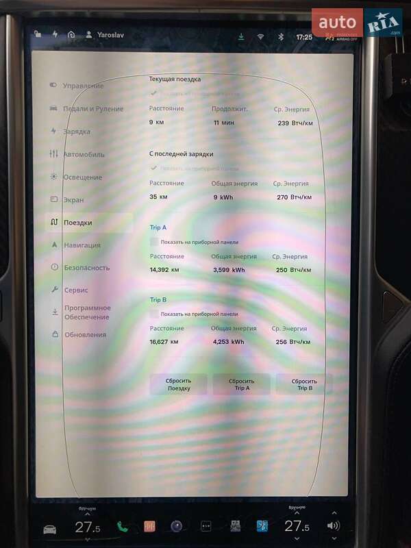 Седан Tesla Model S 2014 в Тячеве