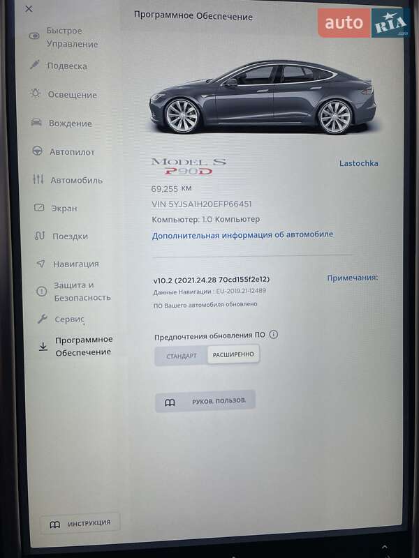 Ліфтбек Tesla Model S 2014 в Дніпрі