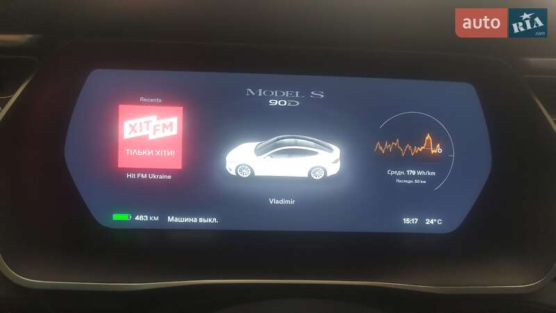 Лифтбек Tesla Model S 2016 в Виннице