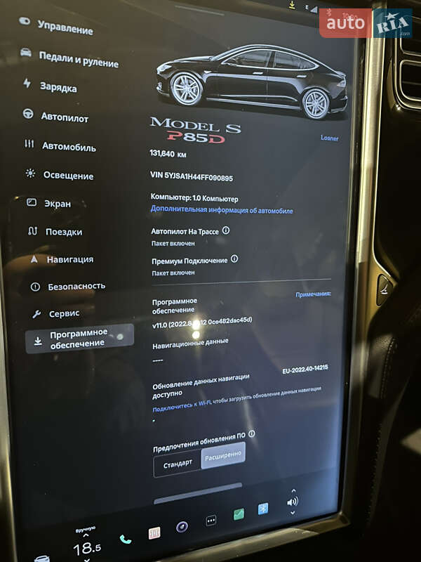 Ліфтбек Tesla Model S 2015 в Києві
