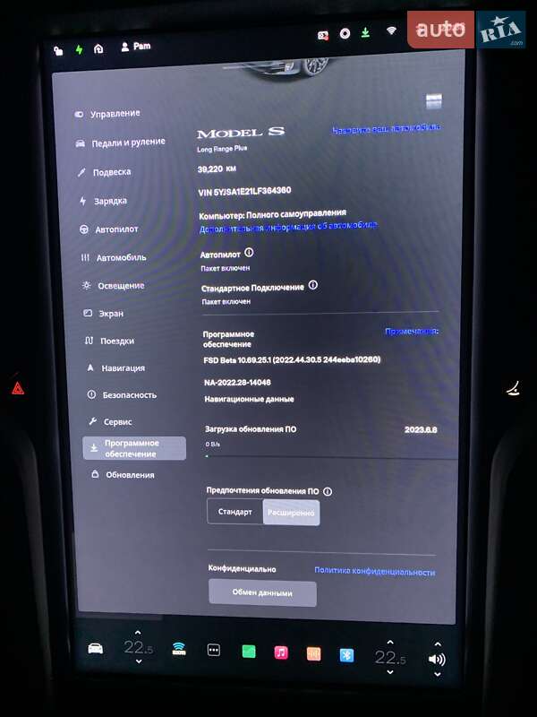 Лифтбек Tesla Model S 2019 в Каменском
