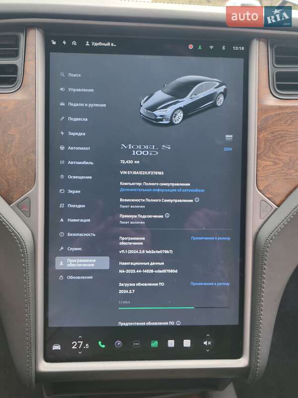 Лифтбек Tesla Model S 2018 в Днепре