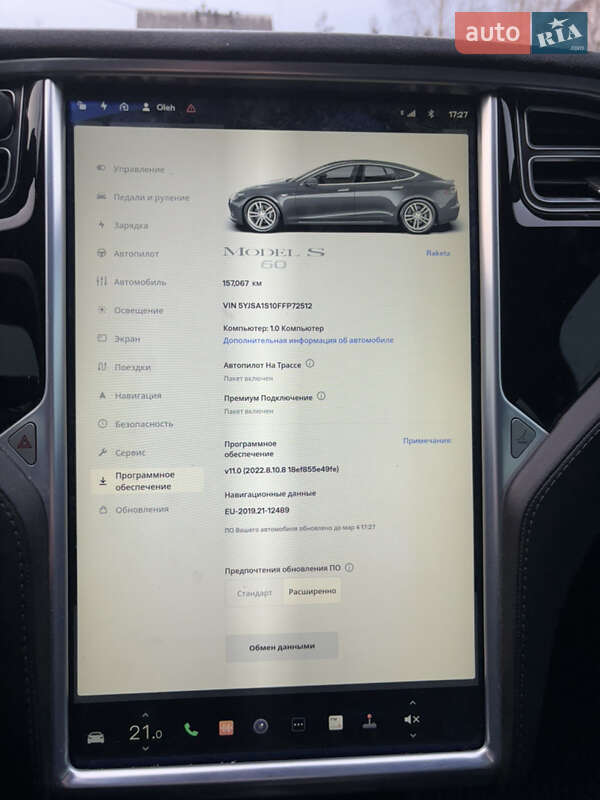 Лифтбек Tesla Model S 2015 в Киеве