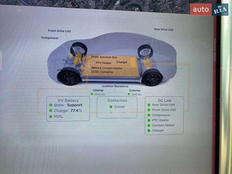 Ліфтбек Tesla Model S 2017 в Запоріжжі