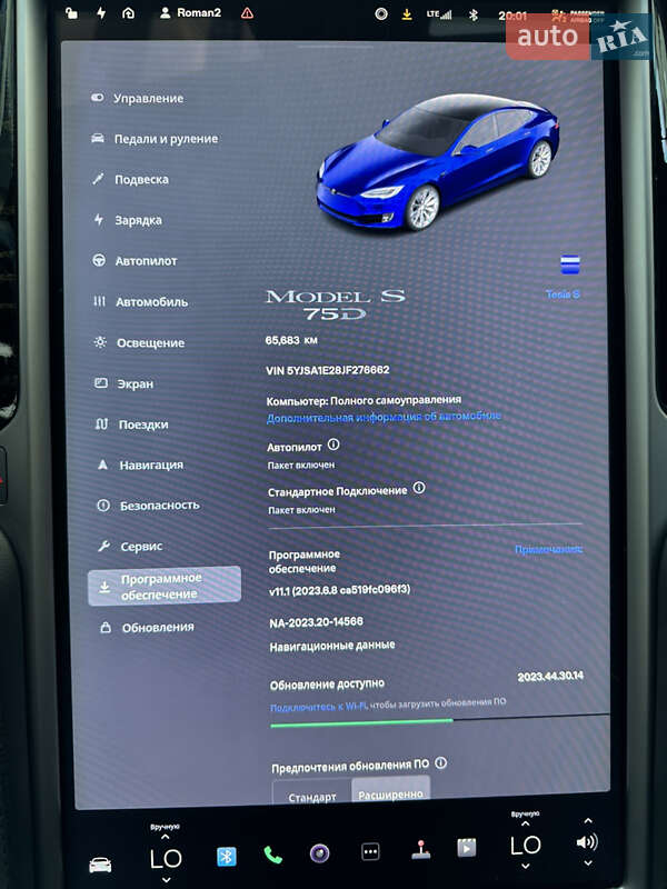 Лифтбек Tesla Model S 2018 в Львове