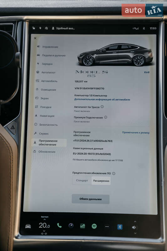Лифтбек Tesla Model S 2015 в Одессе
