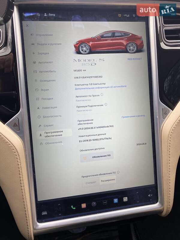 Лифтбек Tesla Model S 2015 в Киеве